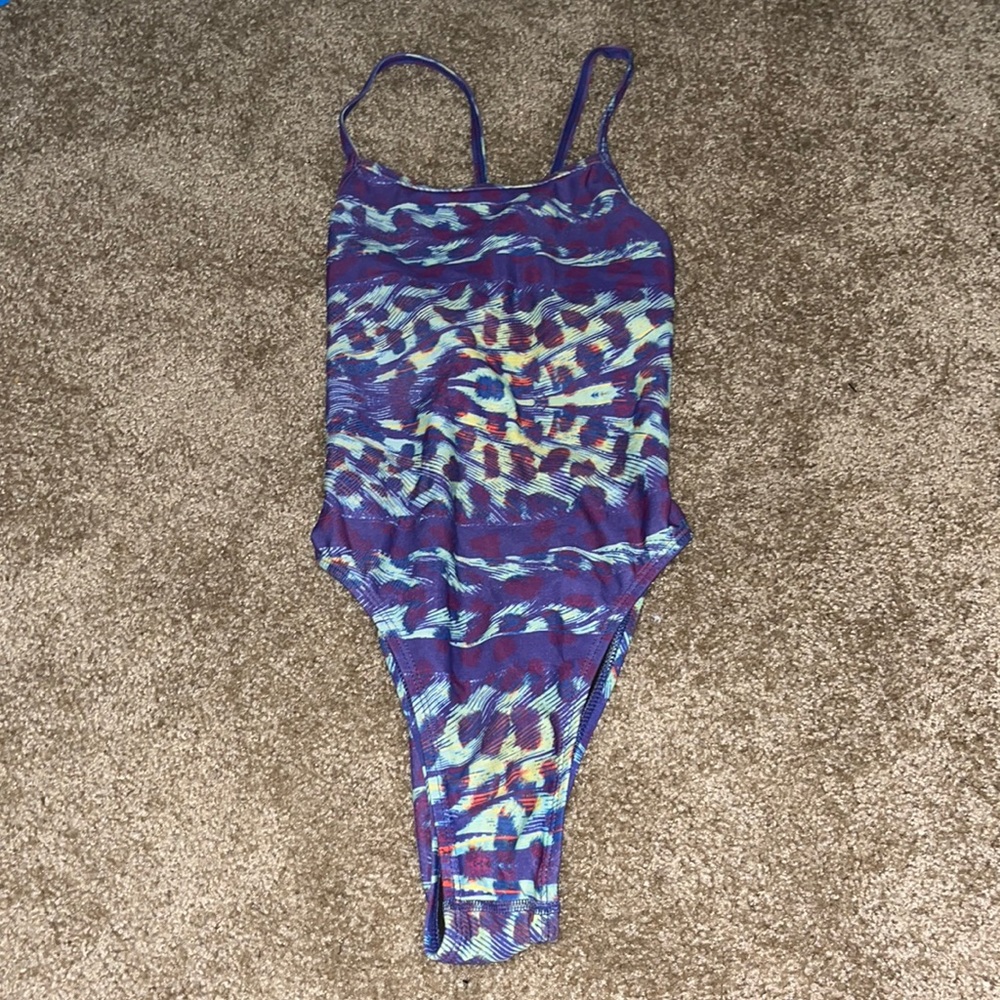 Jolyn perry style peacock print one piece